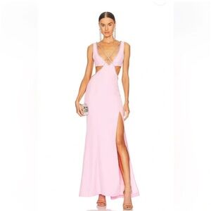 Majorelle Elegant Pink Evening Gown